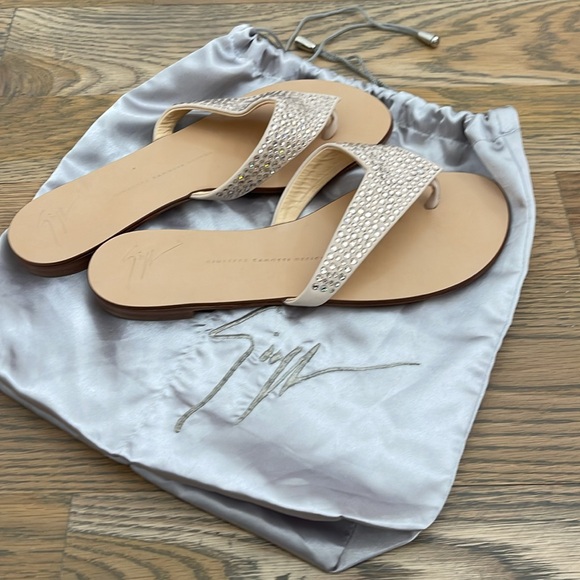 Giuseppe Zanotti Crystal Sandals - Picture 1 of 5